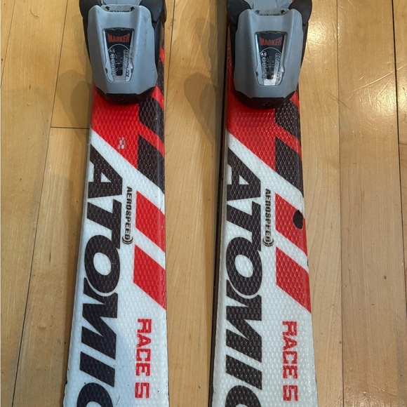 Atomic Race 5 Bode Miller Edition. Red and Black Skis. 100CM - Picture 4 of 6